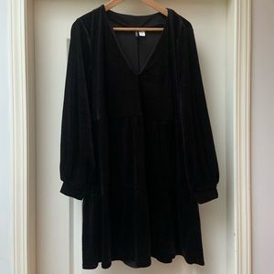 Black Velvet H&M Dress M